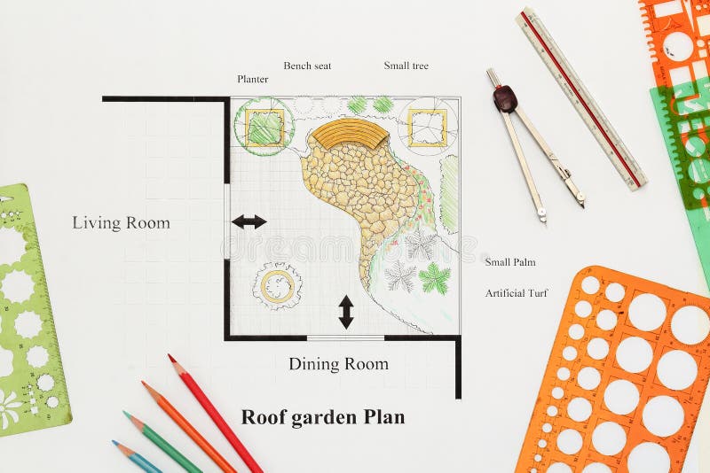 Balcony Garden Home Design stock image Image of architect 83984961