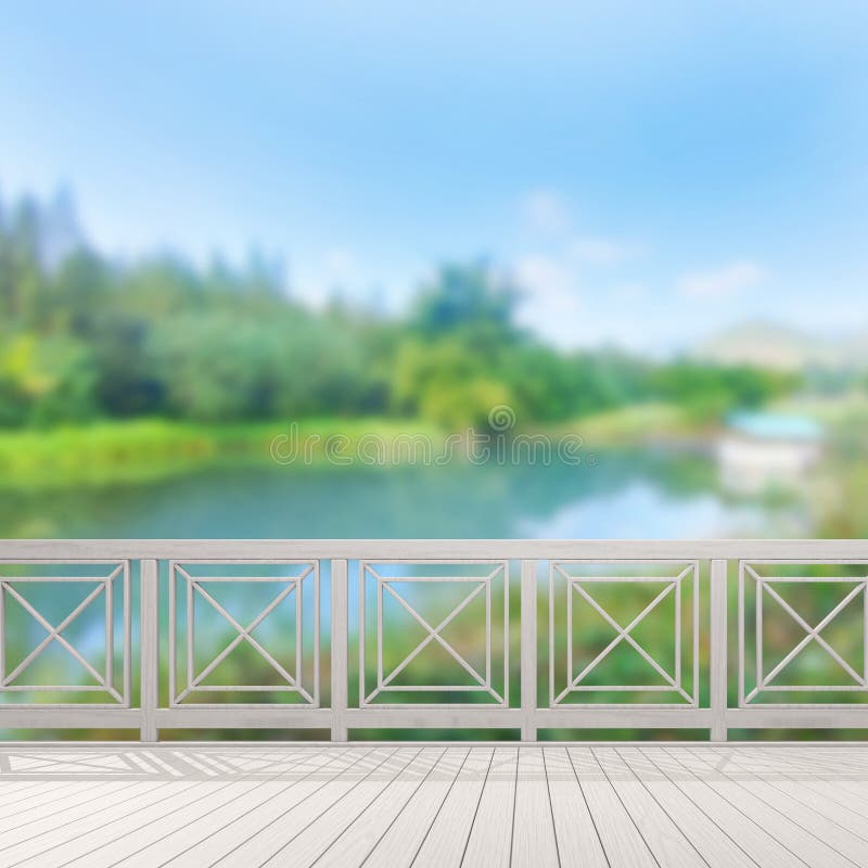 Balcony and Terrace of Blur Nature Background Stock Photo - Image of  backdrop, lights: 222206532