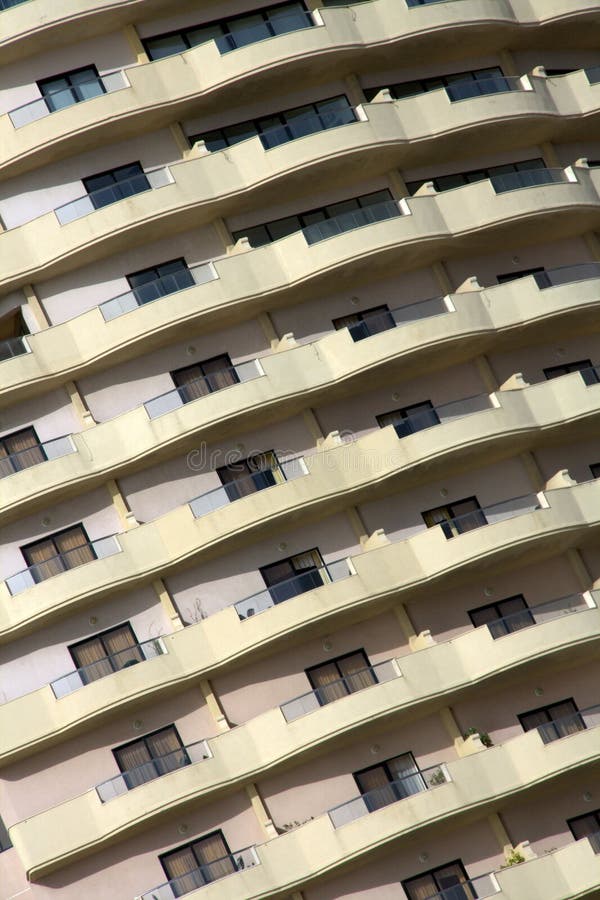 Download Balcões foto de stock. Imagem de urbano, hotel, facade - 16874000