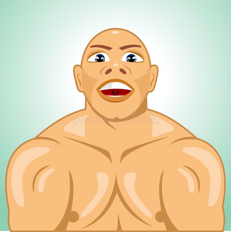 Free Vectors  Amazing muscular man_anime character