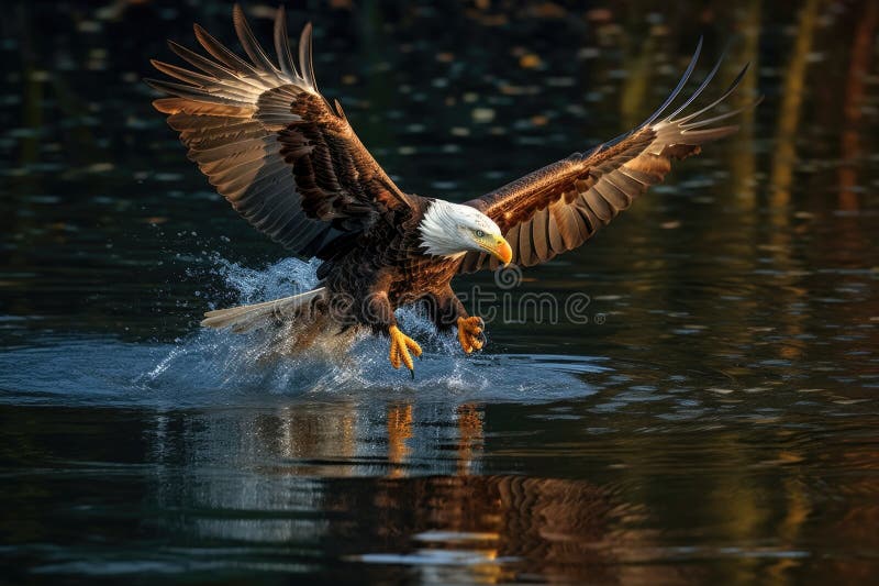 Eagle Catch Fish Stock Illustrations 389 Eagle Catch Fish Stock