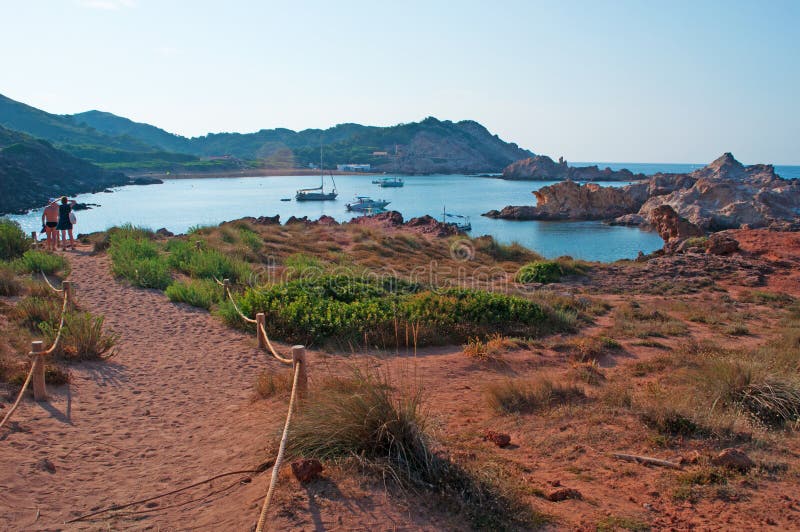 Balearic Island menorca spain royaltyfria bilder