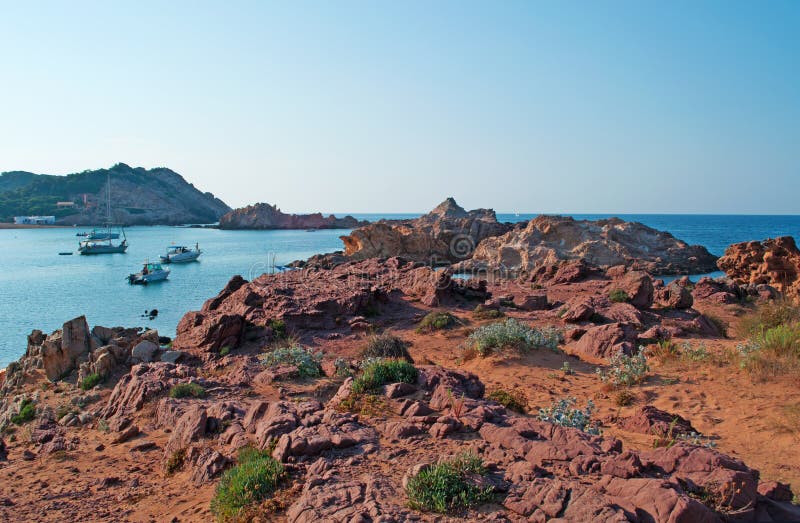 Balearic Island menorca spain fotografering för bildbyråer
