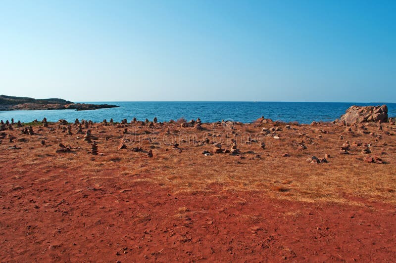 Balearic Island menorca spain royaltyfria bilder
