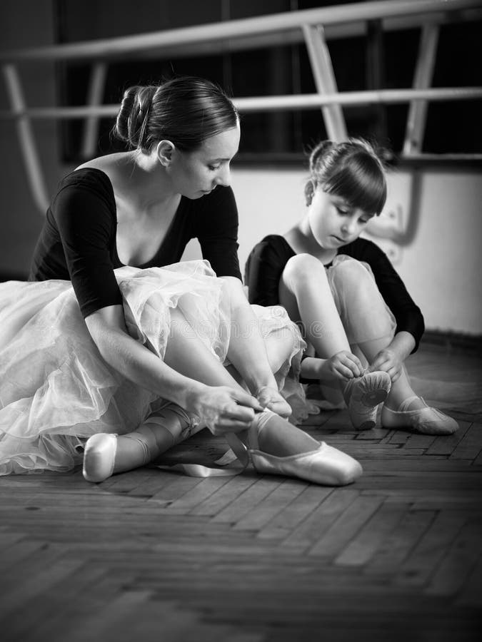 Balerina and girl