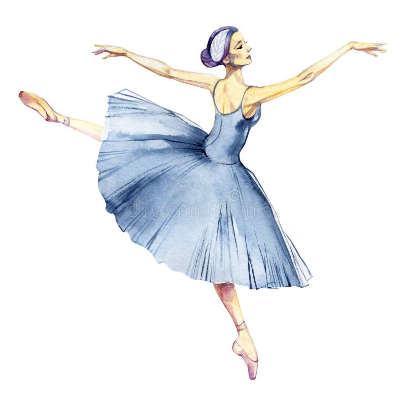 Baleriny akwareli dancingowy obraz odizolowywający na białej tło kartce z pozdrowieniami ilustracji Baleriny akwareli dancingowy obraz odizolowywający na białej tło kartce z pozdrowieniami ilustracji