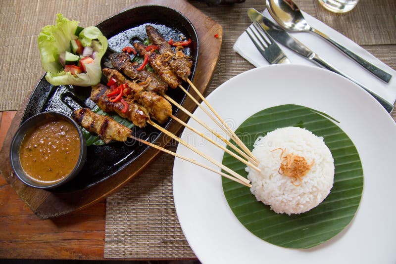 Bali Food in the Restaurant Stock Image Image of fruit, oriental