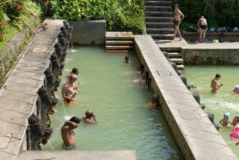 Termal hot springs on Bali