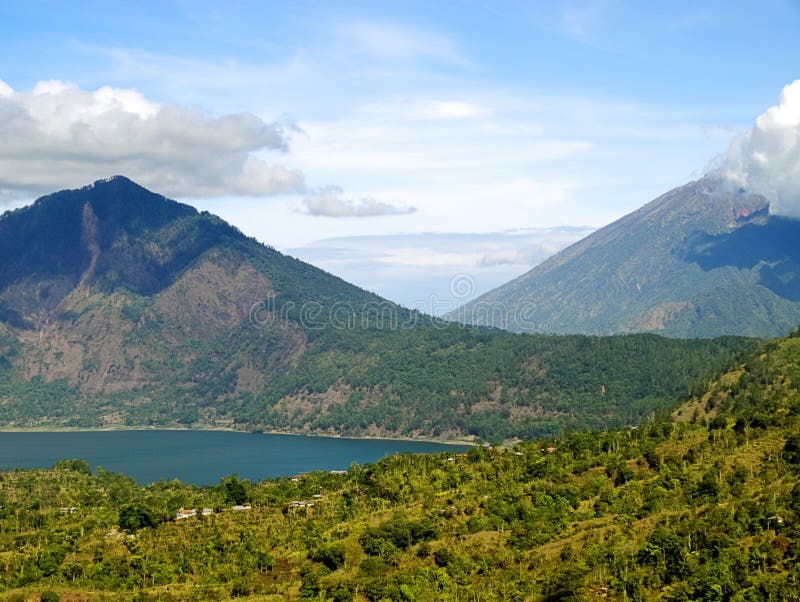 Bali mountain lake