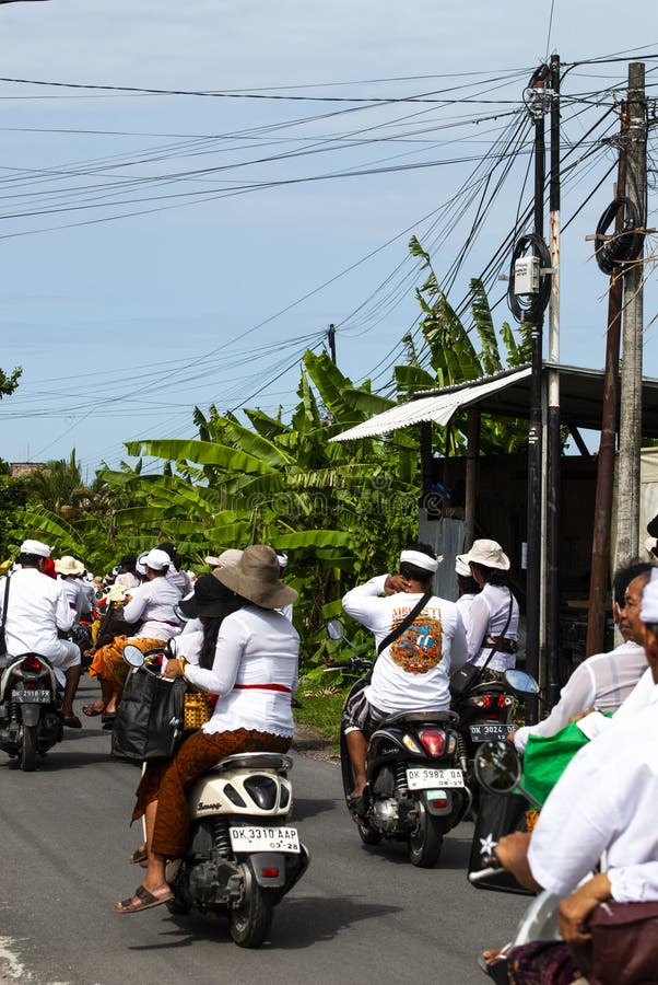 Bali Streets royaltyfri fotografi