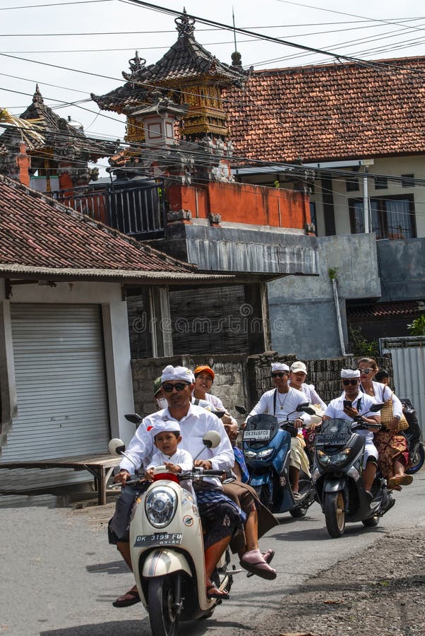 Bali Streets royaltyfria foton