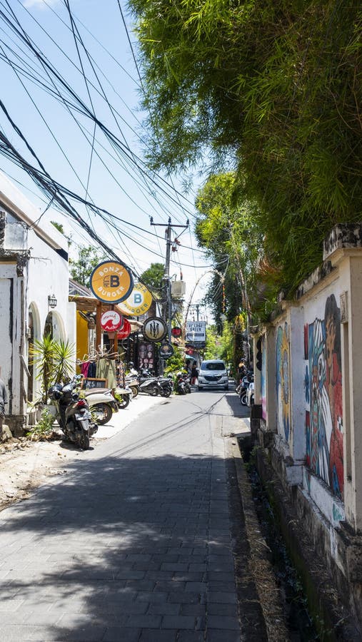 Bali Streets royaltyfri bild
