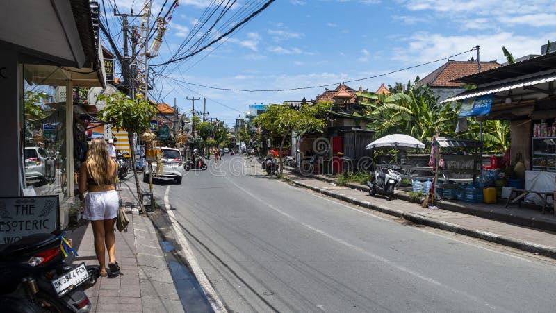 Bali Streets arkivbild