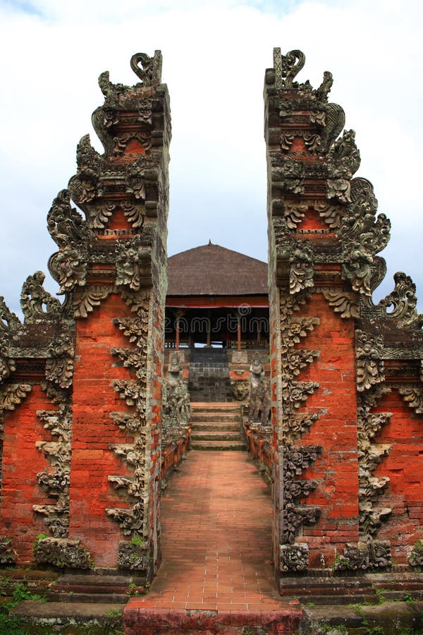 Bali Temple Entrance royalty free stock image Bali Temple Entrance royalty free stock image
