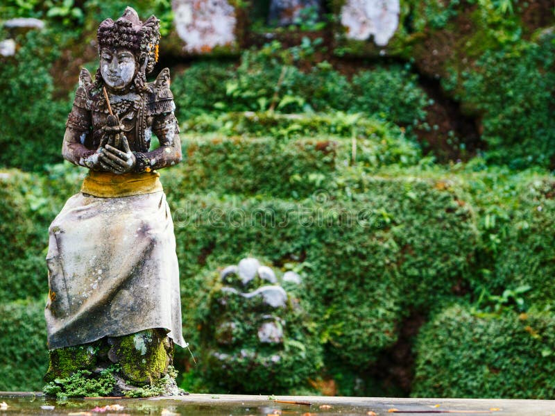 Balinese statue stock image