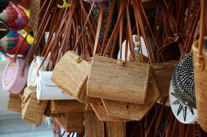 Daya Brown Bali Rattan Bag – Lokatan