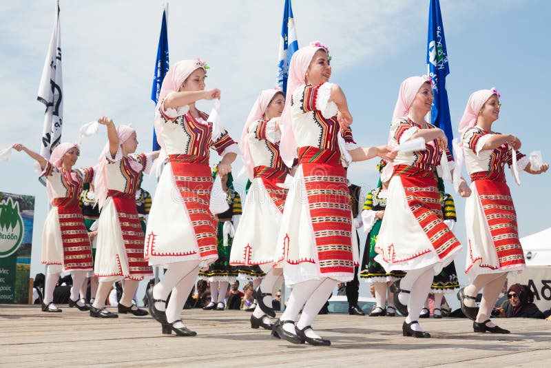 Balkan dance stock image. Image of human, female, attractive 75702091