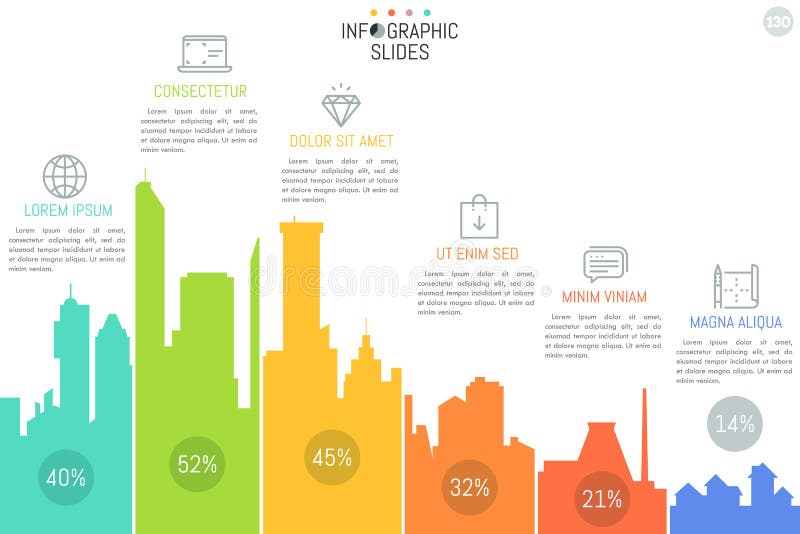Balkendiagramm mit Spalten in Form von Gebäuden Einfache Infographic-Designschablone Urbanism, Bau, Stadt lizenzfreie abbildung Balkendiagramm mit Spalten in Form von Gebäuden Einfache Infographic-Designschablone Urbanism, Bau, Stadt lizenzfreie abbildung