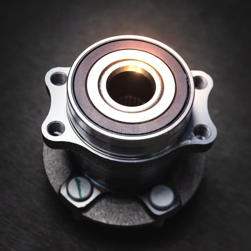 Ball Bearing Hub for Automobile Wheels. Stock Photo Image of engineer