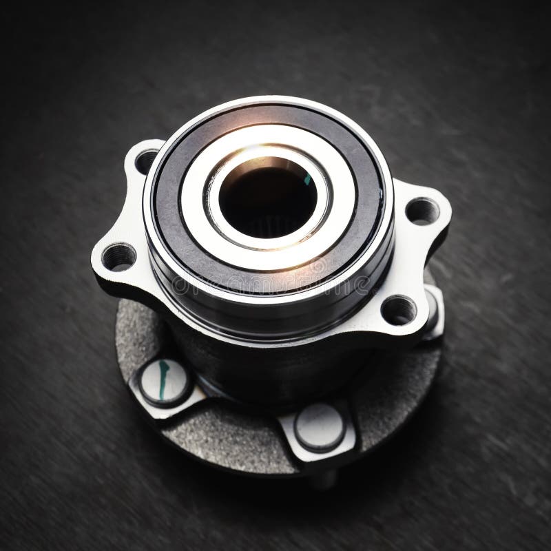 Ball Bearing Hub for Automobile Wheels. Stock Photo Image of mechanic