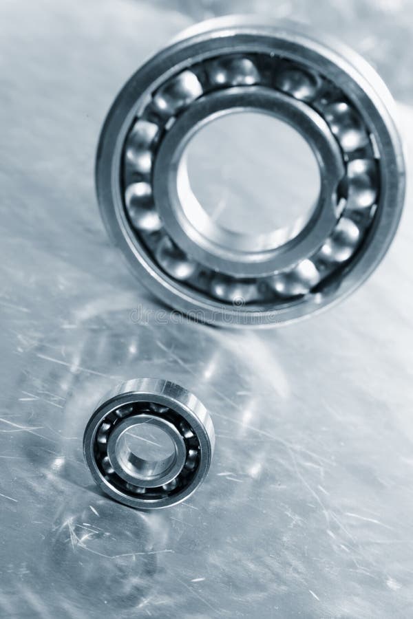 Ballbearings Against Titanium Stock Photo Image of energy, cogwheels