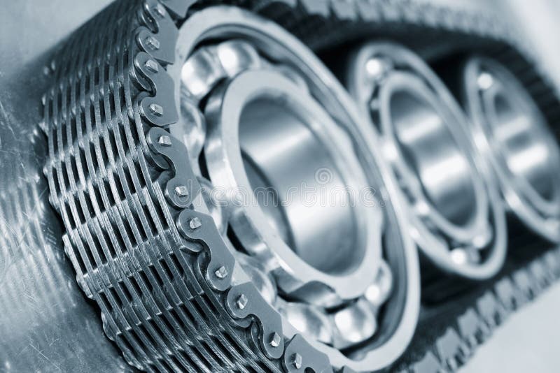 Ball Bearings, Gears and Chains Stock Photo Image of energy