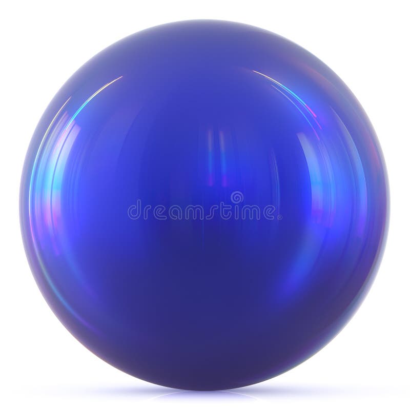 Ball blue sphere round button basic circle geometric shape stock illustration Ball blue sphere round button basic circle geometric shape stock illustration