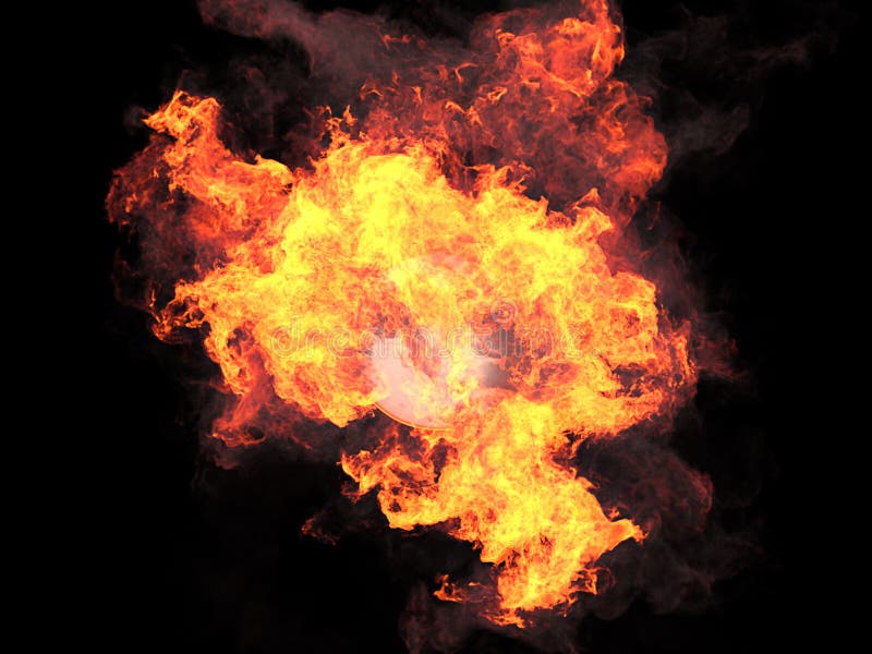 Ball in fire stock photo. Image of bonfire, blaze, burn 64308032