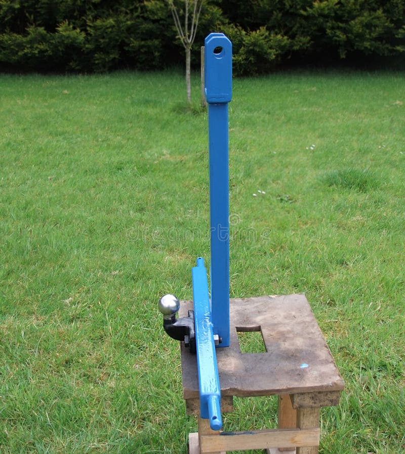 Ball hitch for tractor stock image. Image of hitch, ball 101901843