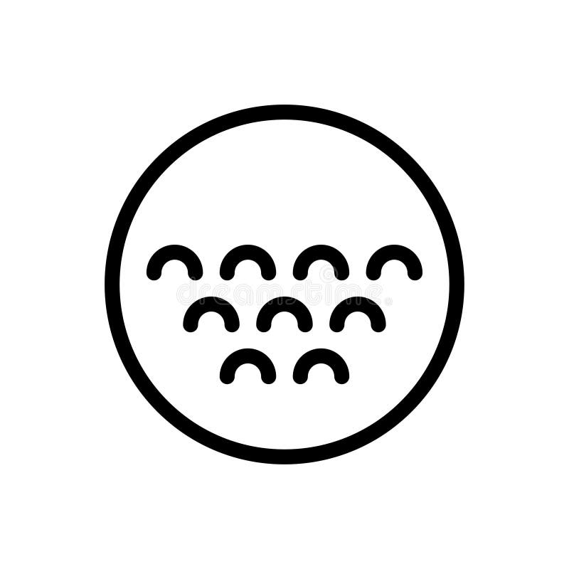 Ball thin line icon vector illustration