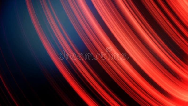 Ball in neon lines. Abstract animation of three-dimensional black sphere spinning with neon lines and glare. Beautiful stock illustration