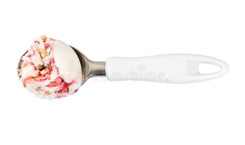 Three White Vanilla Ice Cream Balls Isolated On White Background Stock  Photo, Picture and Royalty Free Image. Image 86698885.