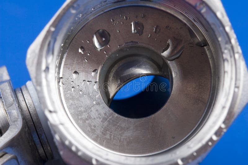 Ball valve stock image