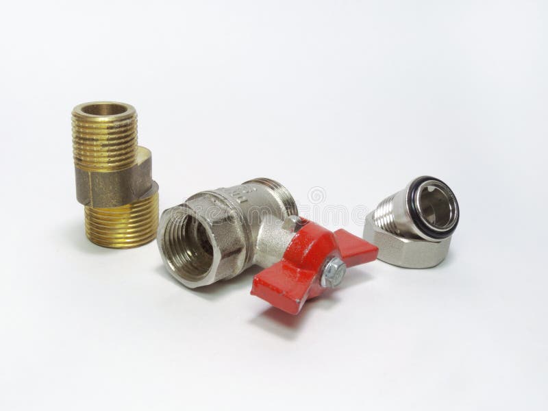 Ball Valve, Mounted Faucet Eccentric and Connection of Threaded Stock