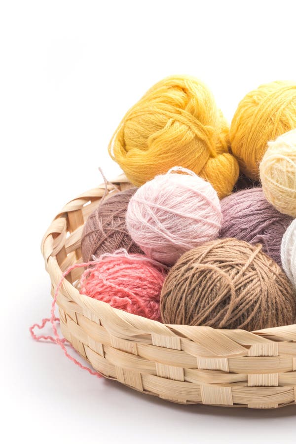Wool Ball and Knitting Needle Stock Photo - Image of sweaters, cord ...
