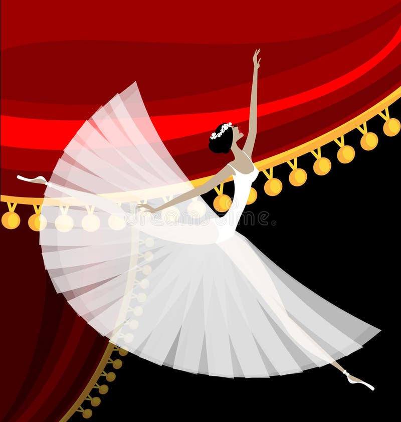 Ballerina stock vector. Illustration of clothing, dress - 26520565