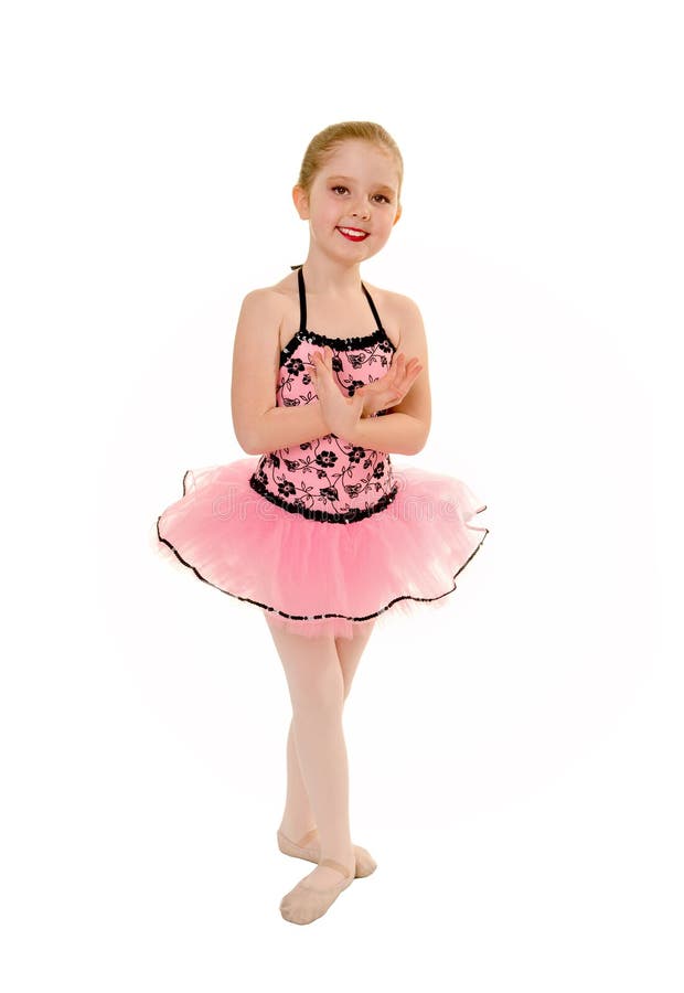 Ballerina Child in Pink Tutu Stock Image Image of ballet, recital