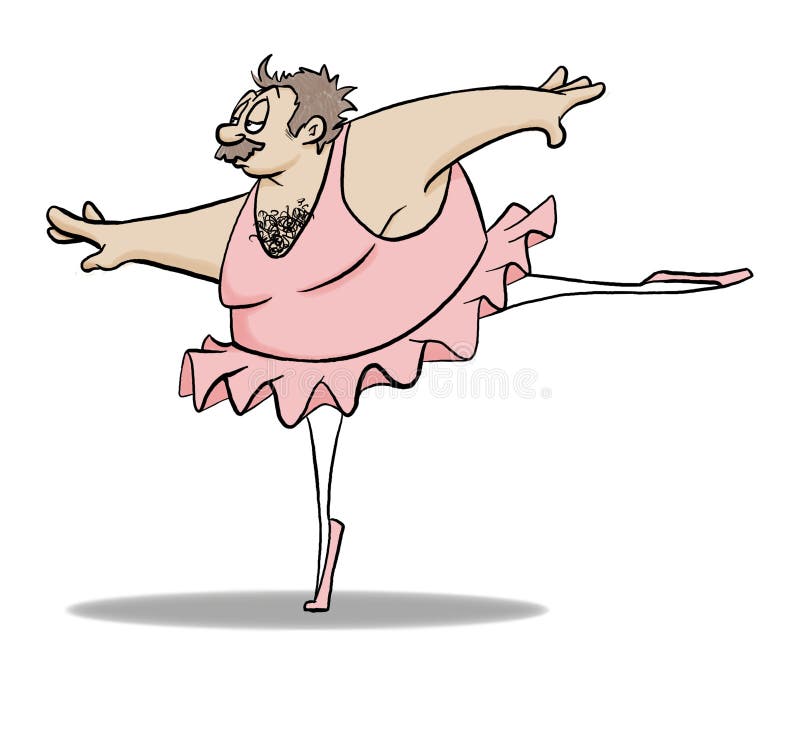 Ballerina-Geck stock abbildung. Illustration von liebling - 4110016