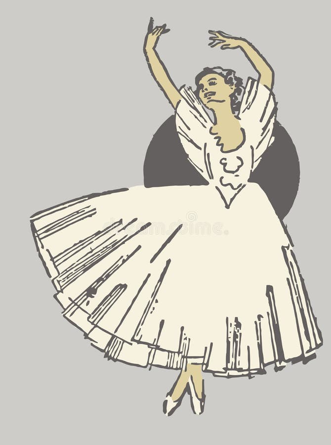 Ballerine de danse illustration stock Ballerine de danse illustration stock