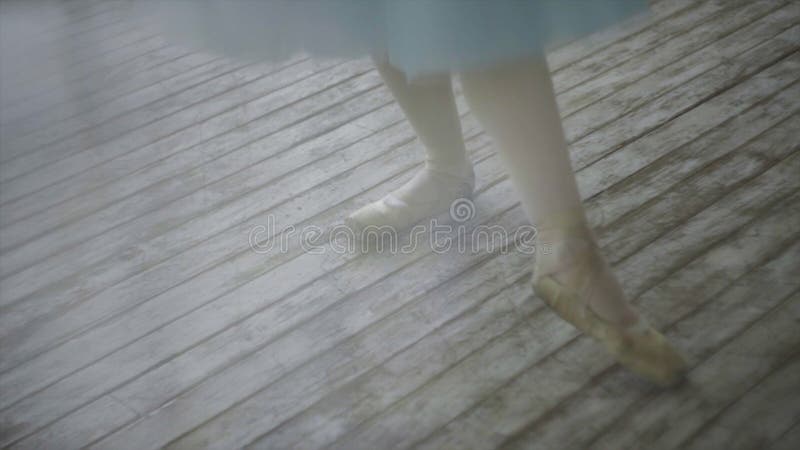 Ballet classique de Performs Elements Of de belle danseuse de fille dans la conception de grenier Danse femelle de danseur classi photographie stock Ballet classique de Performs Elements Of de belle danseuse de fille dans la conception de grenier Danse femelle de danseur classi photographie stock