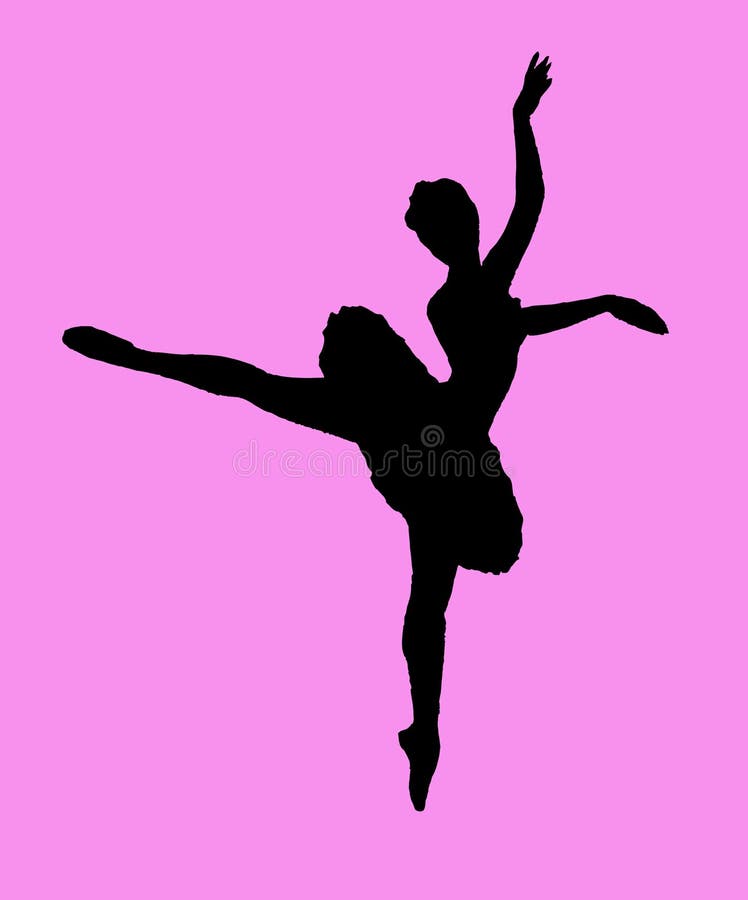 Ballet dancer vector illustration Ballet dancer vector illustration