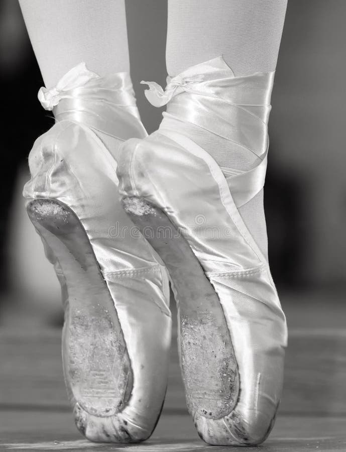 Worn out ballet shoes stock image. Image of pink, ballet 4713827