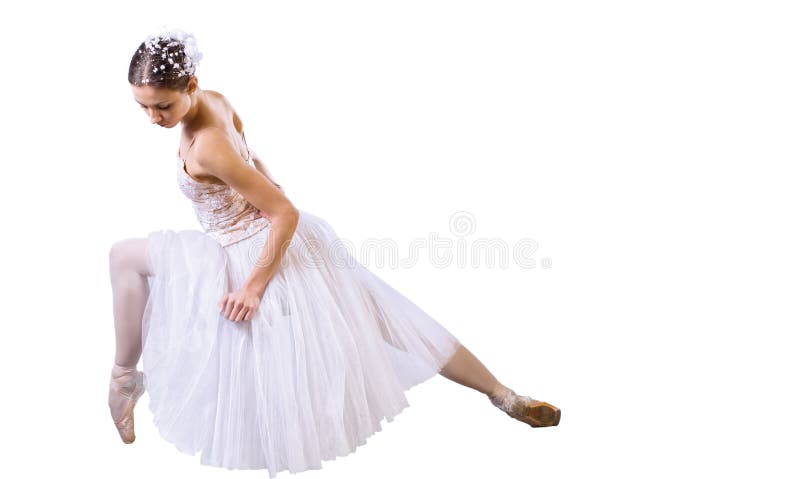 Ballet dancer sitting