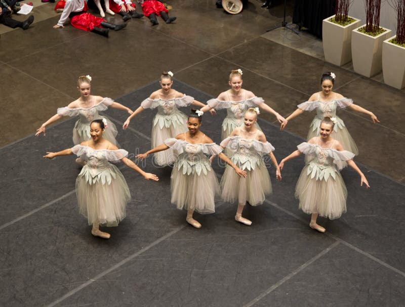 Ballet dancers performance on Northpark Dallas