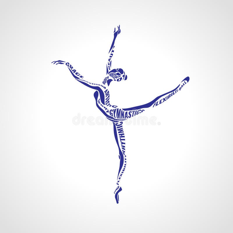 5x7 and 6x10 beautiful dancing girl INSTANT DOWNLOAD machine embroidery applique design for hoop 4x4 Girl Gymnast Dancer Yoga