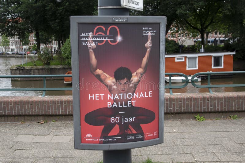 Billboard Het Nationale Ballet 60 Years At Amsterdam The Netherlands 2-9-2021. Billboard Het Nationale Ballet 60 Years At Amsterdam The Netherlands 2-9-2021.