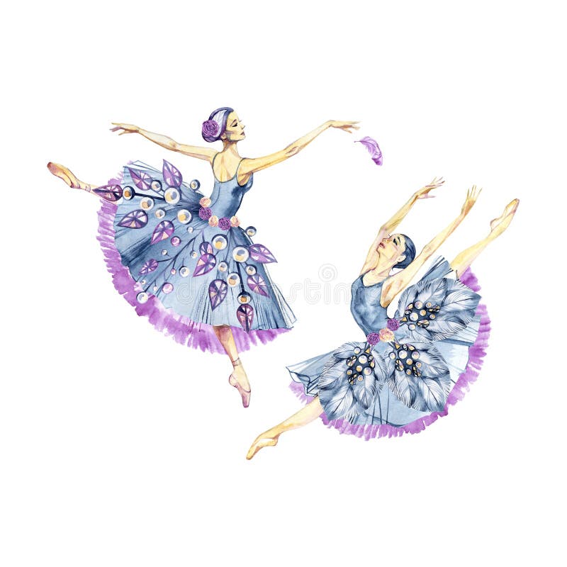 Ballettlogo Handgemalte Illustration des Aquarells lokalisiert auf hellem Hintergrund Ballett-Reihe stock abbildung Ballettlogo Handgemalte Illustration des Aquarells lokalisiert auf hellem Hintergrund Ballett-Reihe stock abbildung