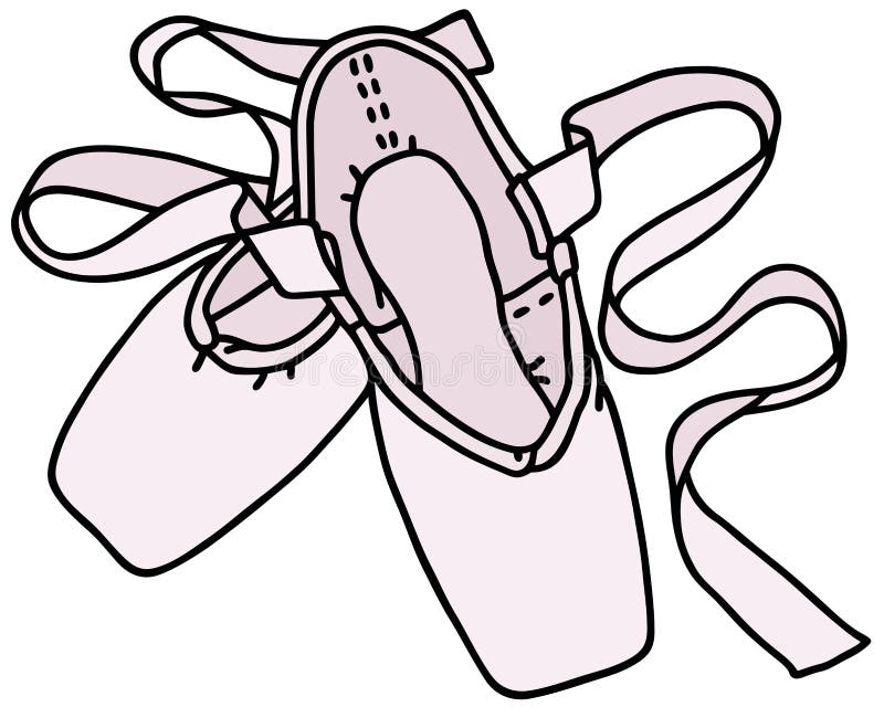 Ballettschuhe vektor abbildung Ballettschuhe vektor abbildung