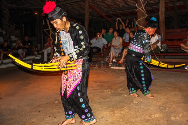 Ballo birmano di Akha immagine stock Ballo birmano di Akha immagine stock