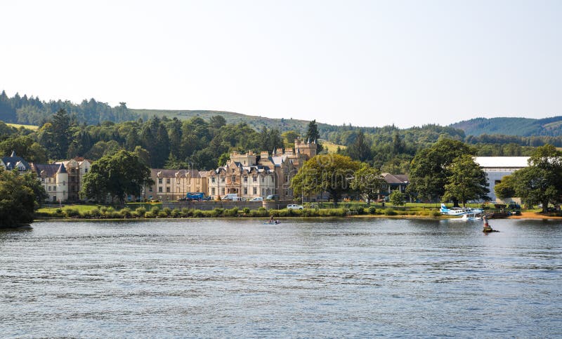 Balloch Castle and Country Park at the Loch Lomond Lake One of the Balloch Castle and Country Park at the Loch Lomond Lake One of the
